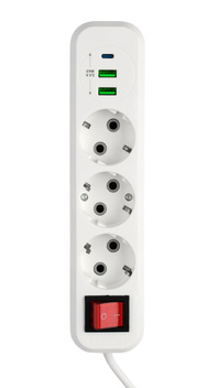 Cетевые фильтры с USB Гарнизон EPB-G3-CU2-W