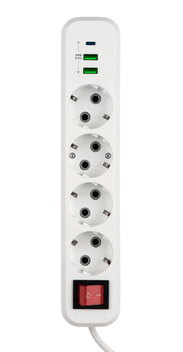 Cетевые фильтры с USB Гарнизон EPB-G4-CU2-W